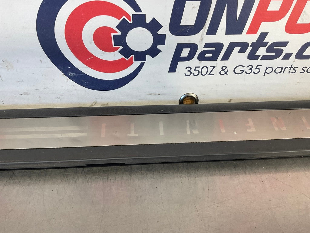 2003 Infiniti G35 Passenger Right Door Threshold Kick Plate Trim OEM 22BDRE7 - On Point Parts Inc