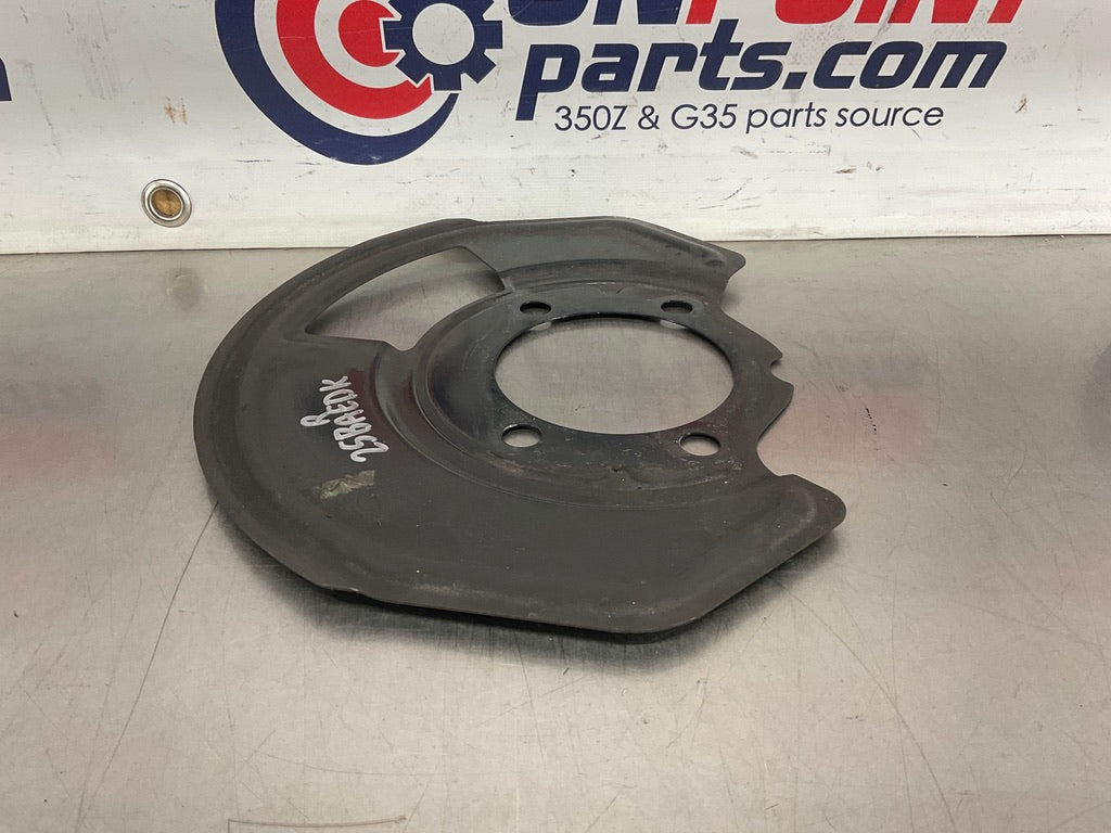 2005 Nissan 350Z Passenger Right Front Brake Dust Cover Baffle Plate OEM 25BAEDK - On Point Parts Inc