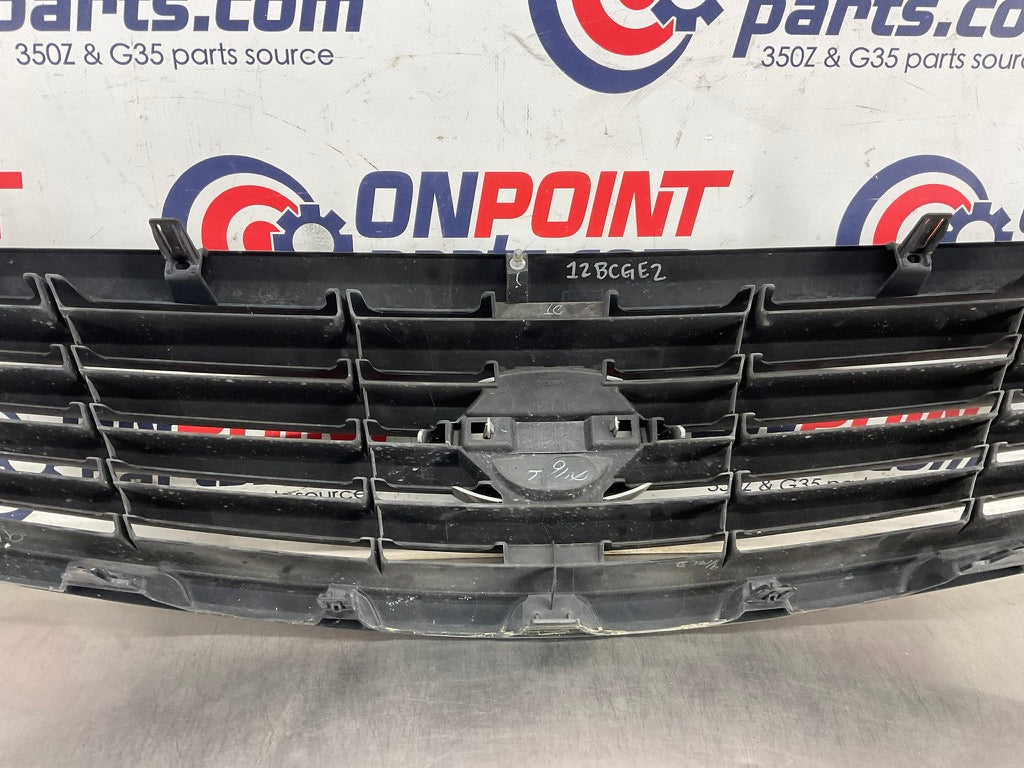 2013 Infiniti G37 Sedan Front Bumper Upper Grille with Emblem 62310 OEM 12BCGE2 - On Point Parts Inc