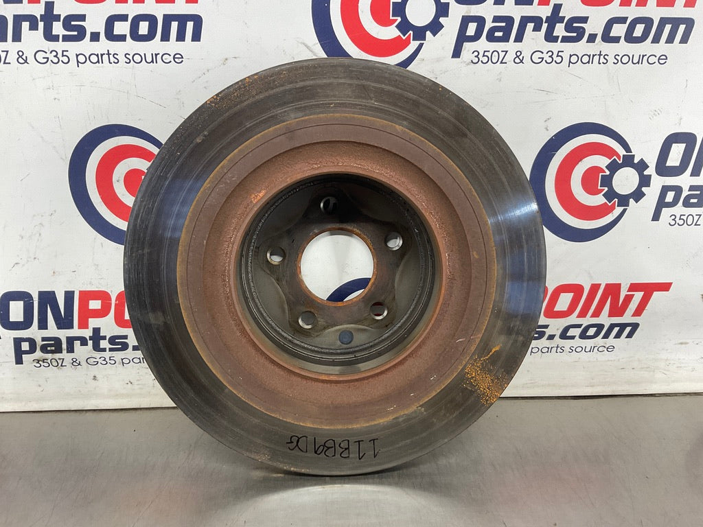 2016 Nissan 370Z Rear Akebono Brake Rotors  OEM 11BB9DG - On Point Parts Inc