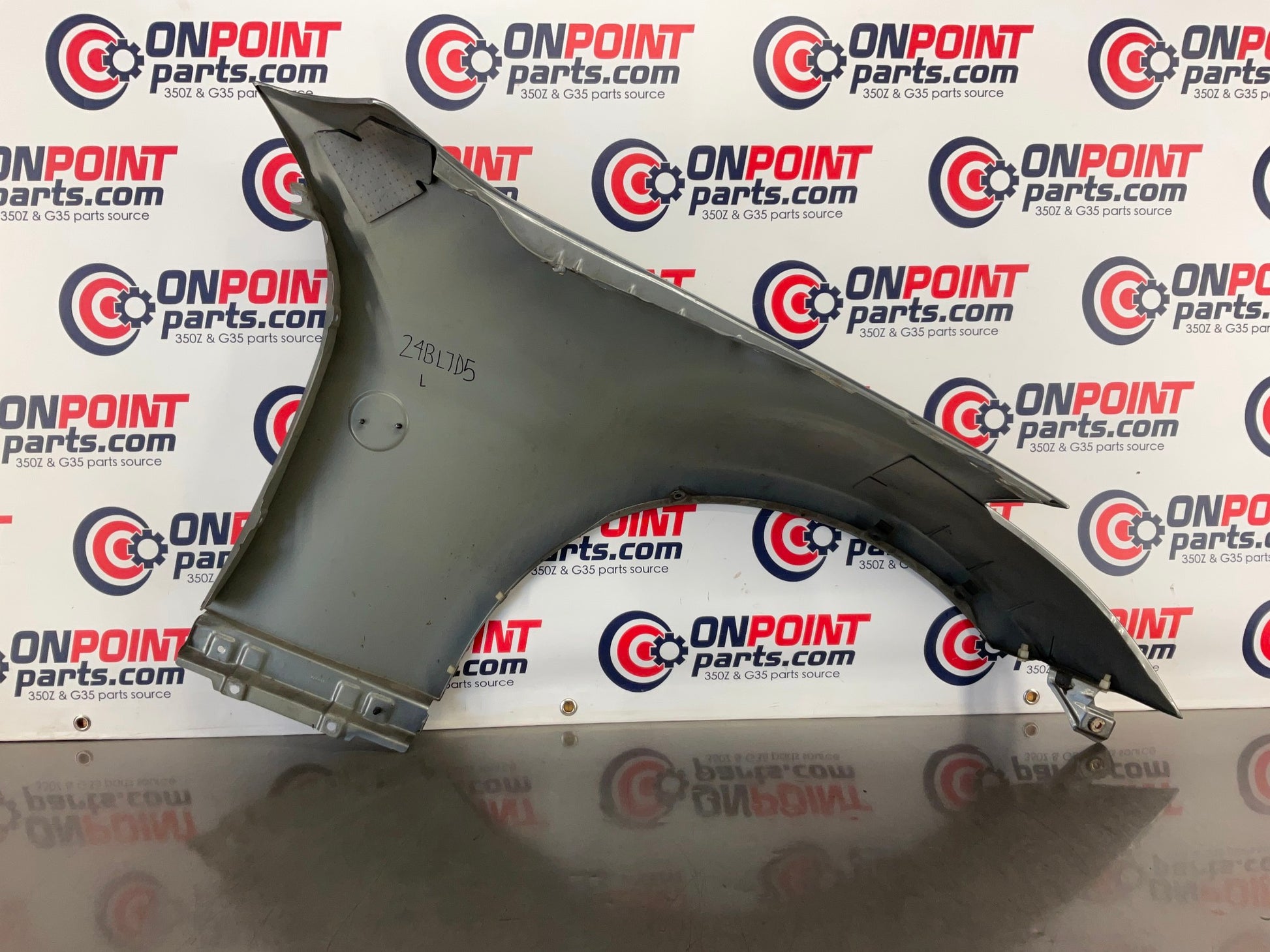 2003 Nissan 350Z Driver Left Front Fender with Emblem OEM 24BL7D5 - On Point Parts Inc