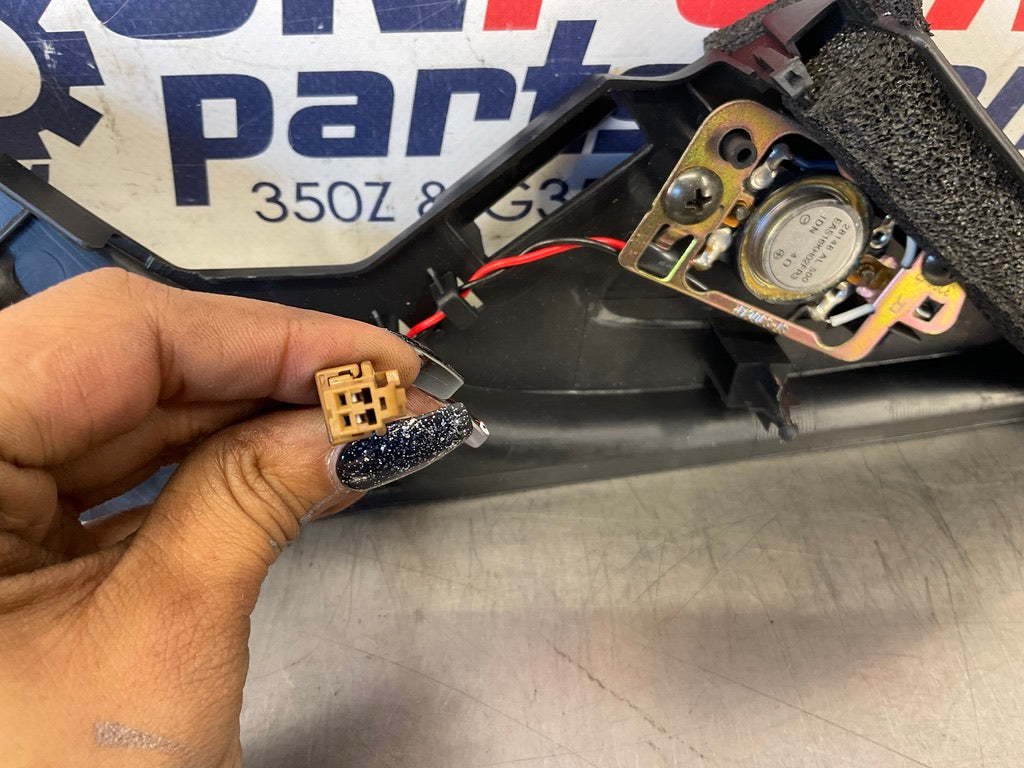 2003 Infiniti G35 Sedan Passenger Right Front Tweeter Speaker Cover OEM 15BDDEE - On Point Parts Inc