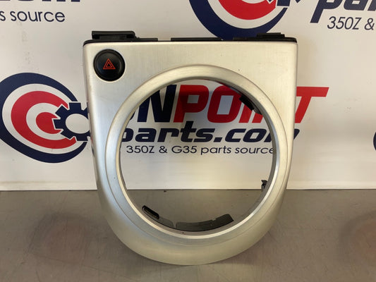 2008 Nissan 350Z Automatic Shifter Boot Bezel Trim Hazard Switch OEM 23BJMDC - On Point Parts Inc