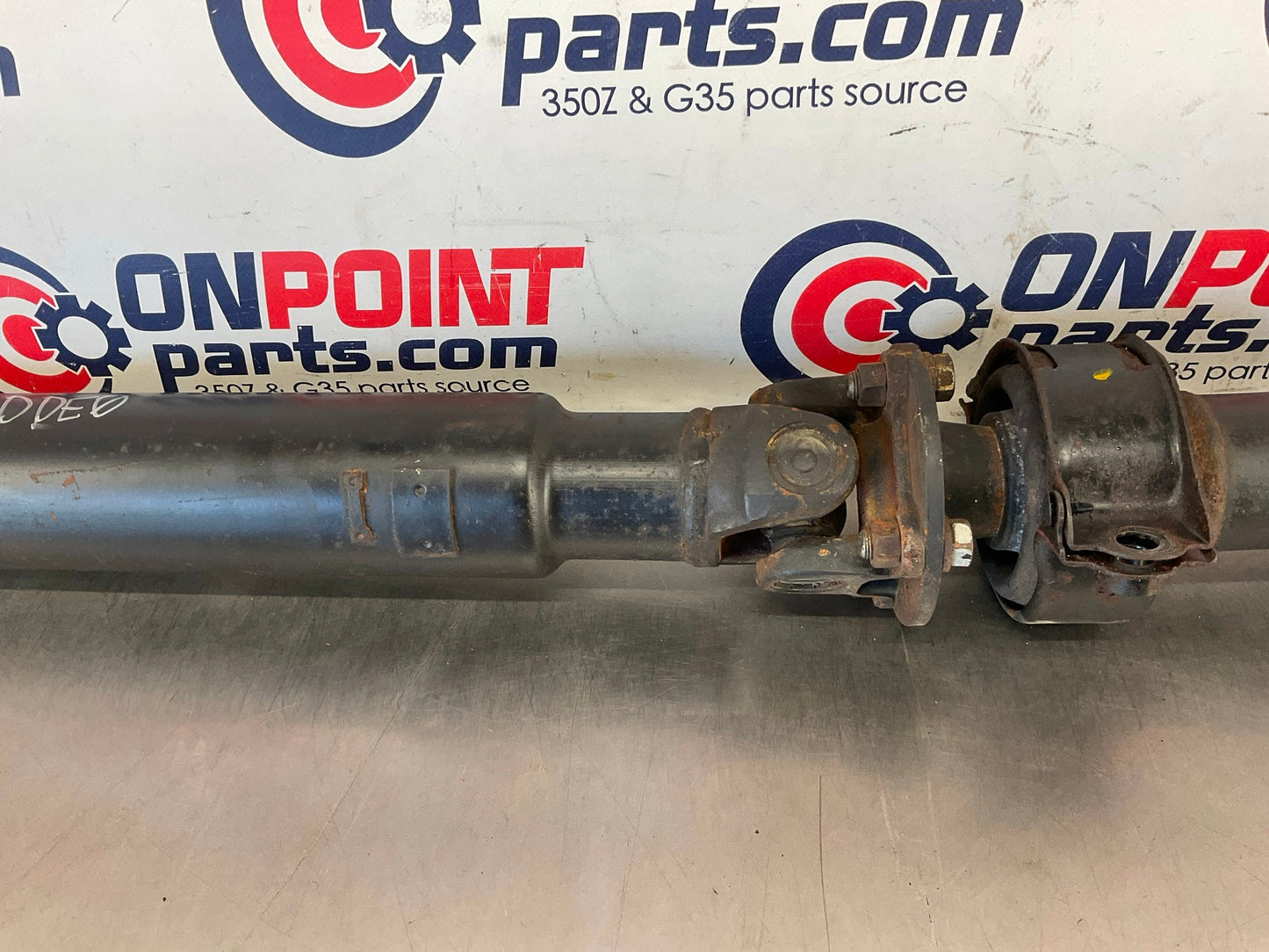 2003 Infiniti G35 Sedan 2 Piece RWD Rear Wheel Drive Shaft Manual OEM 15BDDE0 - On Point Parts Inc