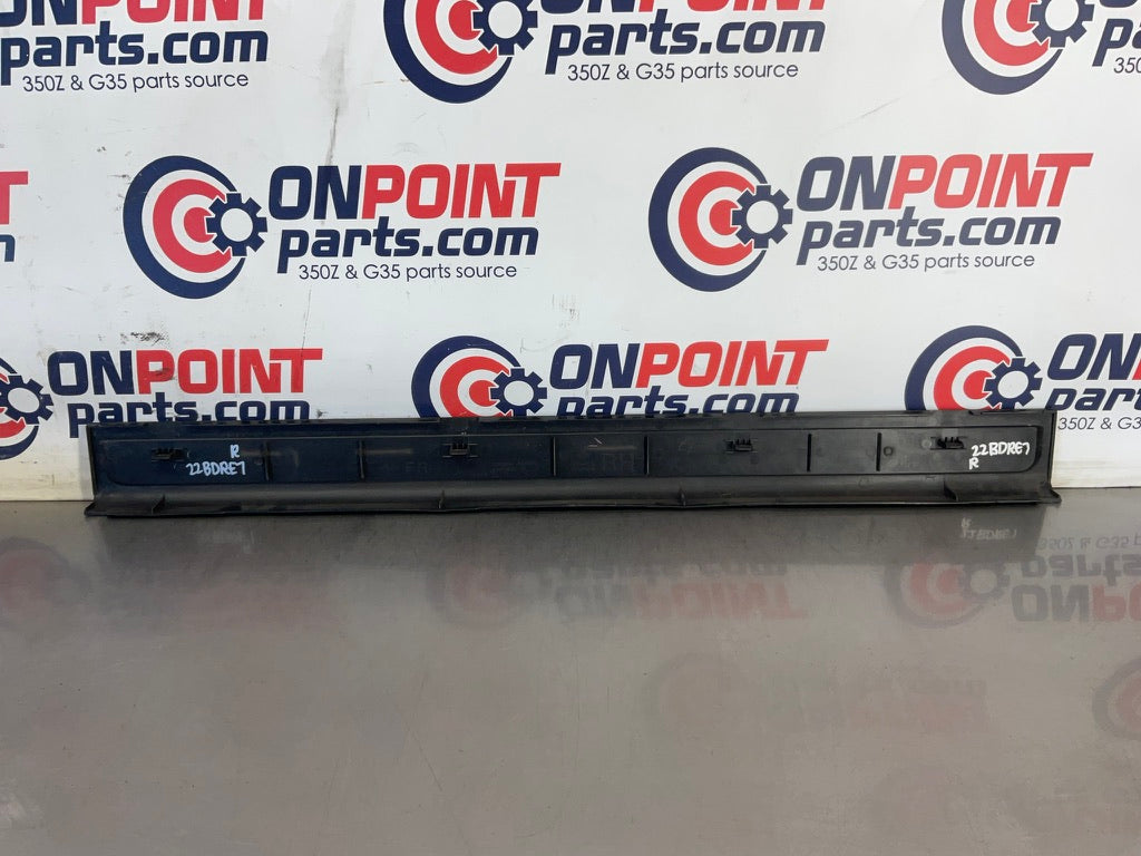 2003 Infiniti G35 Passenger Right Door Threshold Kick Plate Trim OEM 22BDRE7 - On Point Parts Inc