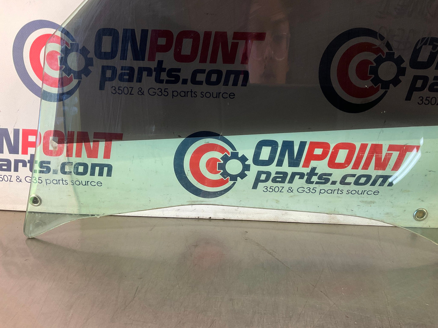2012 Nissan 370Z Passenger Right Tinted Window Glass OEM 24BDME1 - On Point Parts Inc