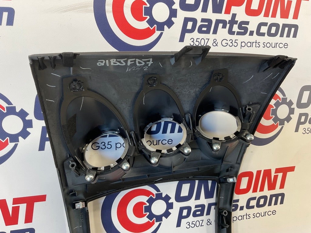 2006 Nissan 350Z New Center Dash Bezel Trim OEM 21BJFD7 - On Point Parts Inc