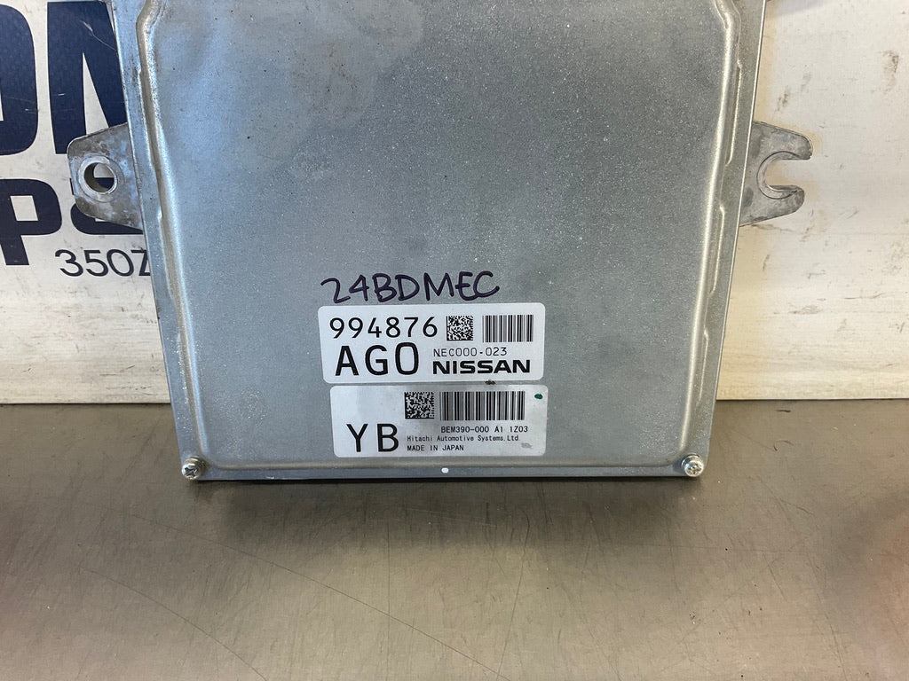 2012 Nissan 370Z ECU ECM Manual Engine Control Module V6 VQ37VHR OEM 24BDMEC - On Point Parts Inc