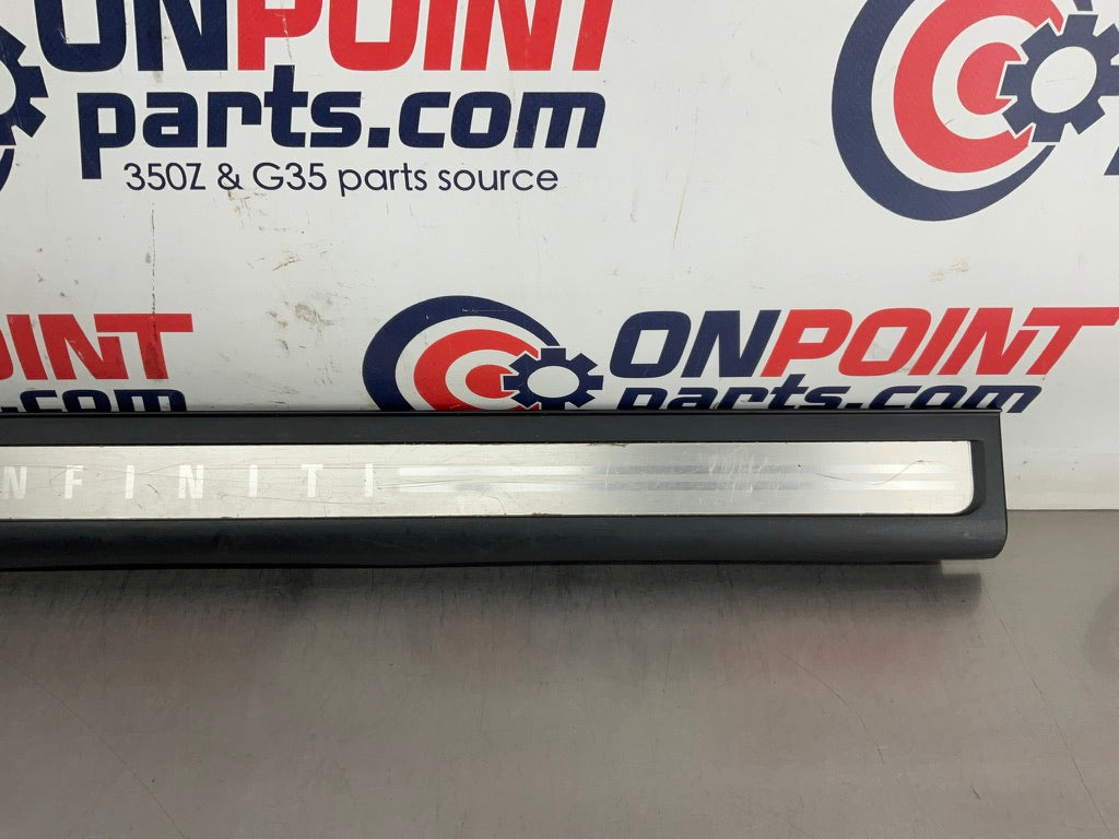 2005 Infiniti G35 Passenger Right Door Threshold Kick Plate Trim OEM 24BFFE - On Point Parts Inc