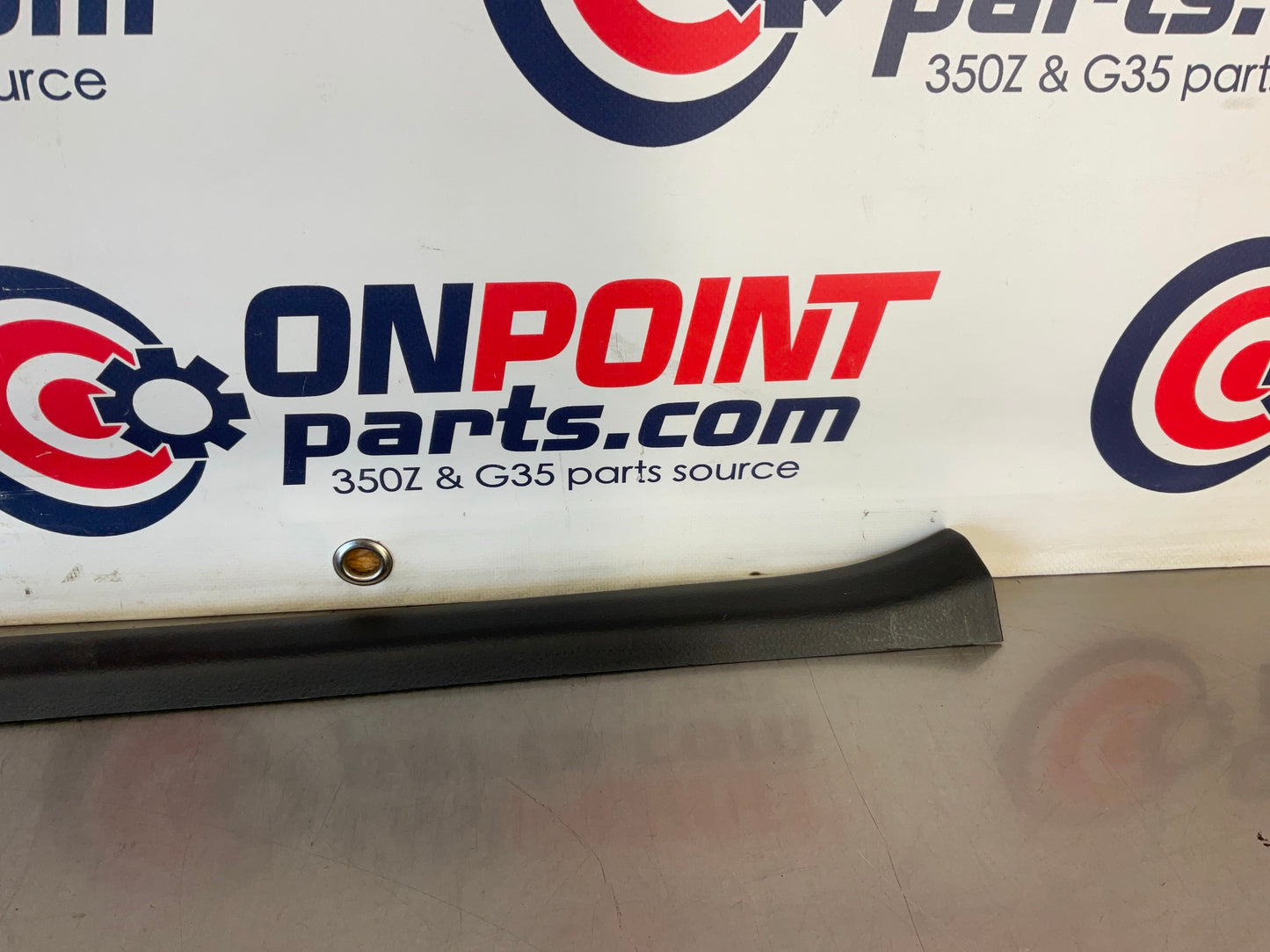 2003 Infiniti G35 Passenger Right Front Door Threshold Sill Trim OEM 15BDDE7 - On Point Parts Inc