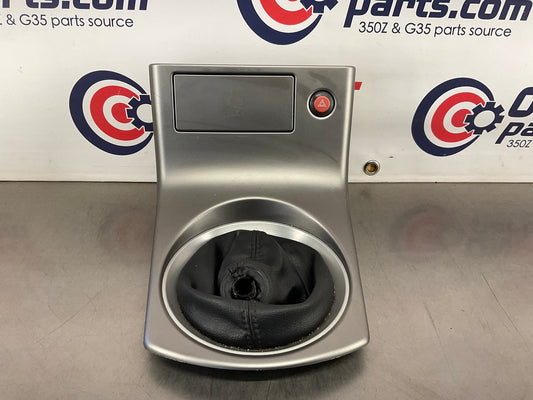 2004 Infiniti G35 Manual Gear Shift Bezel Boot Hazard Ashtray 96935 OEM 12BK8DC - On Point Parts Inc