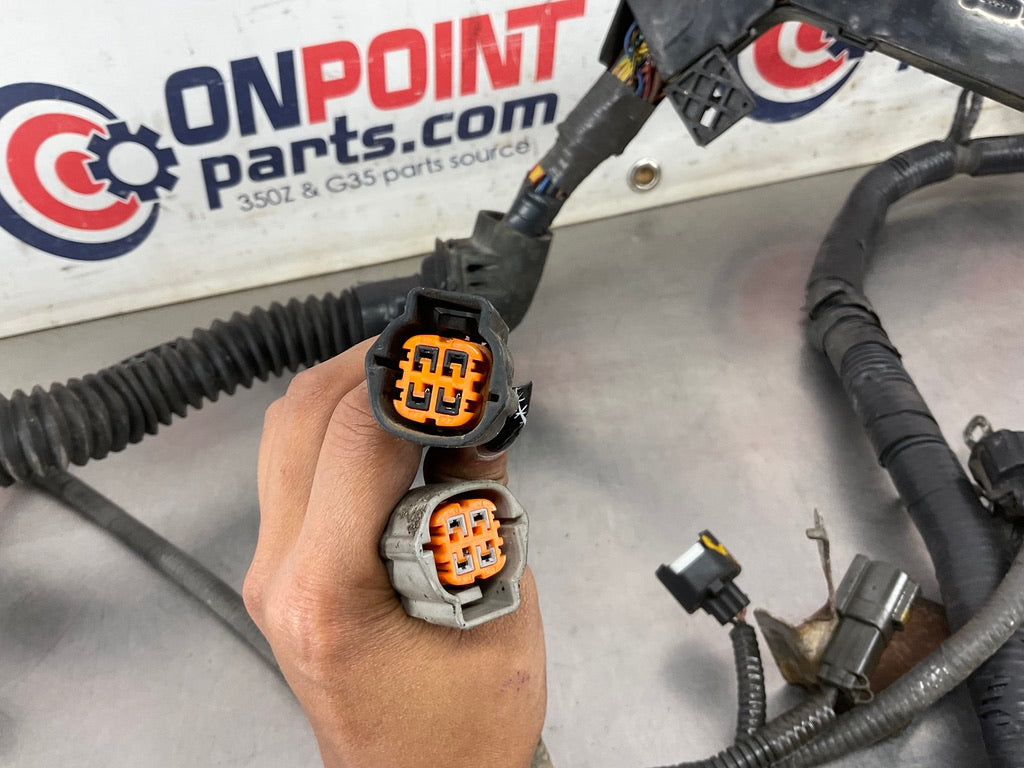 2004 Infiniti G35 VQ35DE Engine Wiring Harness 5 Speed Automatic 108k OEM 15BE4E - On Point Parts Inc