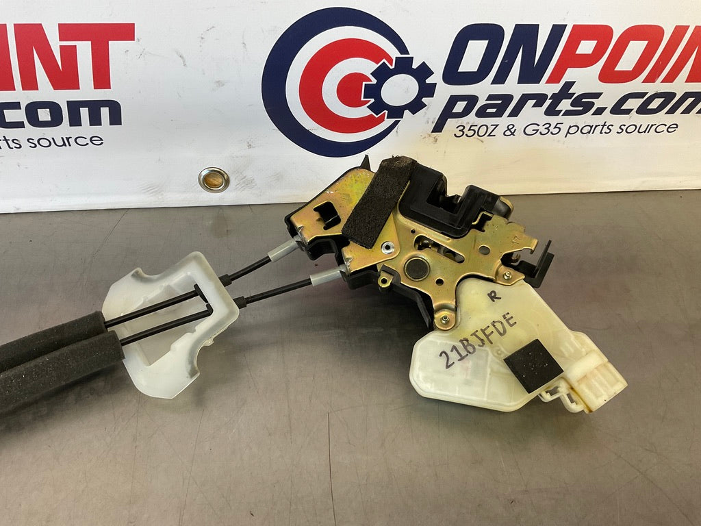 2006 Nissan 350Z Passenger Right Door Lock Actuator OEM 21BJFDE - On Point Parts Inc