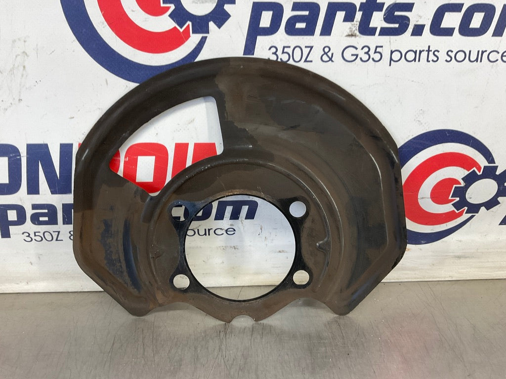 2003 Nissan 350Z Passenger Right Front Brake Dust Cover Baffle Plate OEM 14BBGDK - On Point Parts Inc