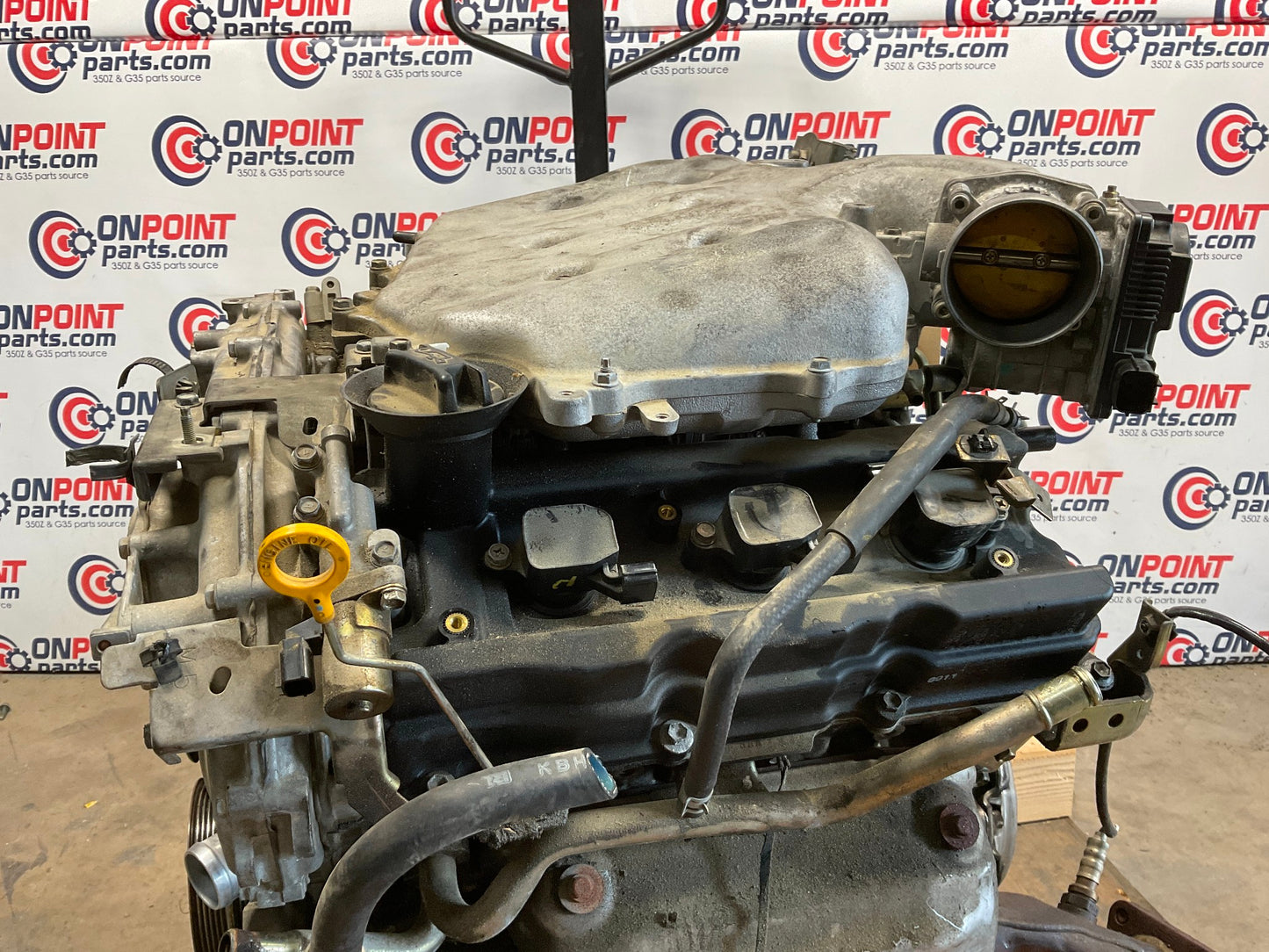 2003 Infiniti G35 V6 VQ35DE 6 Speed Engine Manual 158k OEM 13BEWE0 - On Point Parts Inc
