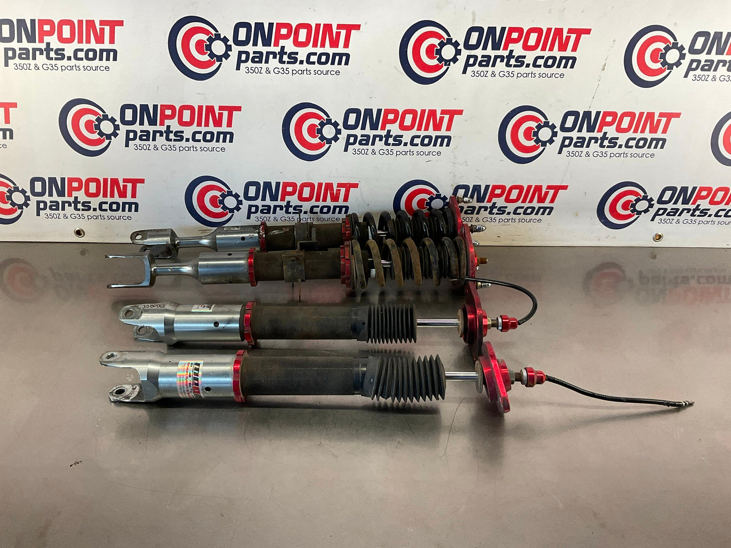 2003 Infiniti G35 Megan Racing Strut Shocks Front Rear 15BDDEI - On Point Parts Inc