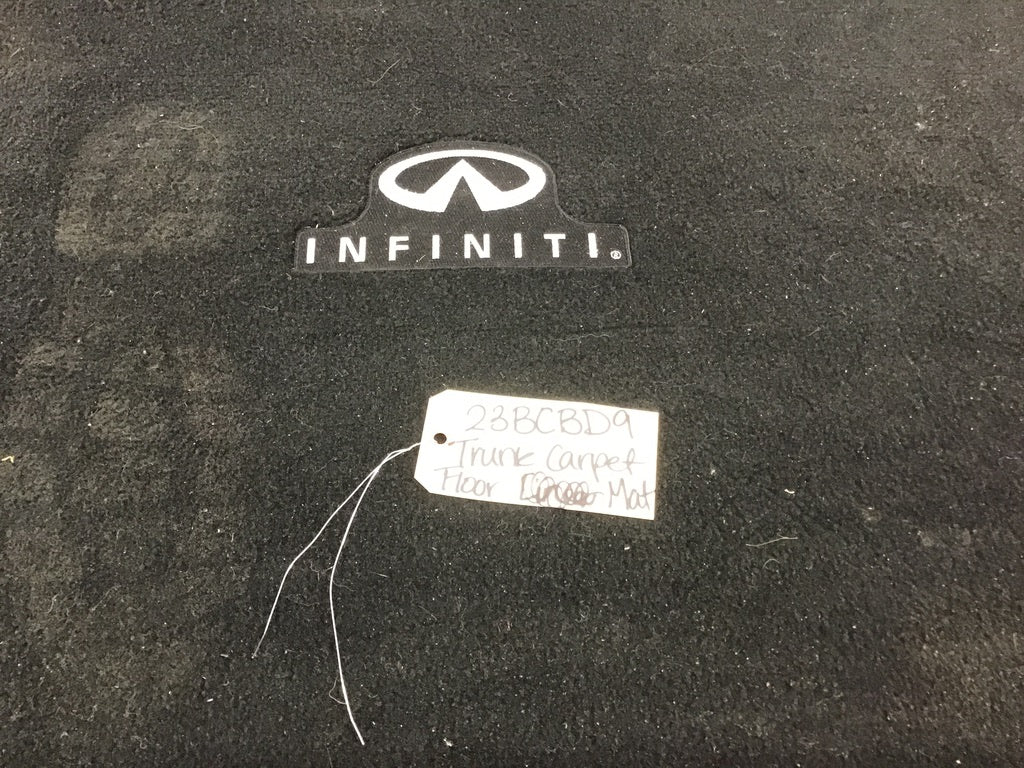 2012 Infiniti G37 Sedan Trunk Floor Mat 99E3 OEM 23BCBD9 - On Point Parts Inc