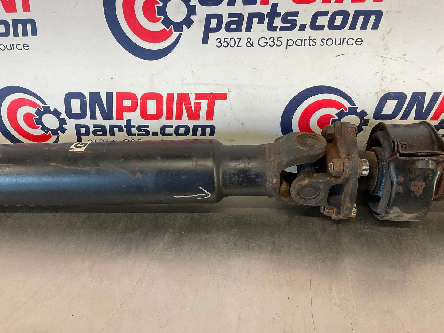 2003 Infiniti G35 Sedan 2 Piece RWD Rear Wheel Drive Shaft Manual OEM 15BDDE0 - On Point Parts Inc