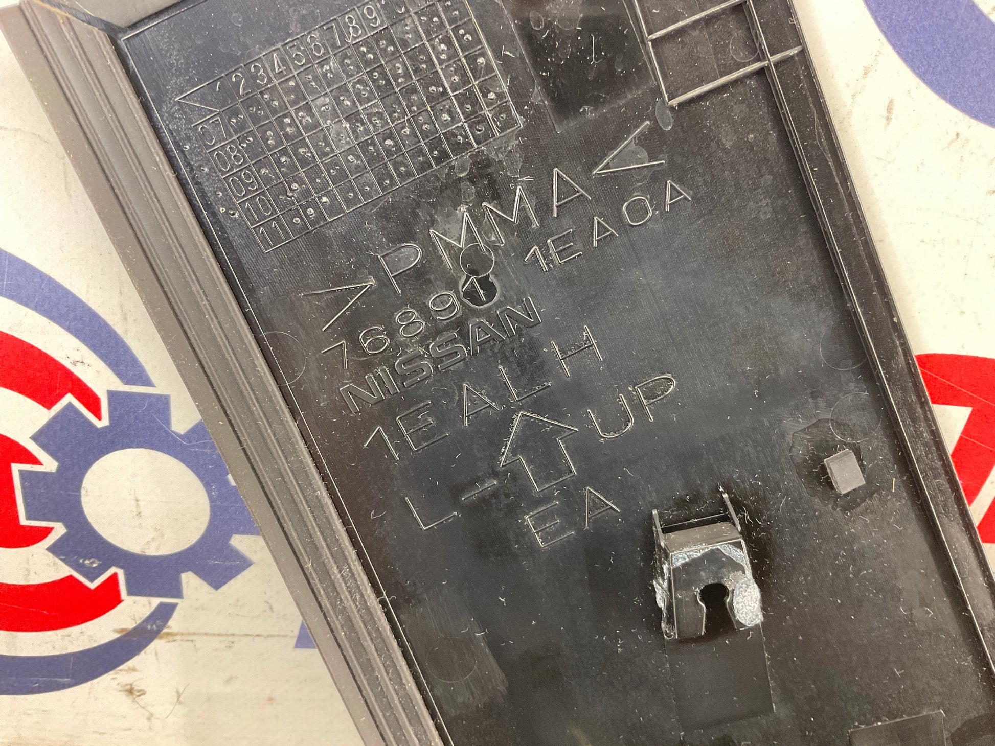 2016 Nissan 370Z Driver Left Exterior B Pillar Trim 76891 OEM 11BB9DA - On Point Parts Inc