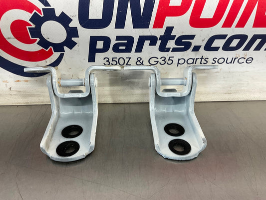 2016 Nissan 370Z Passenger Right Door Hinges 80420 80421 OEM 11BB9DE - On Point Parts Inc