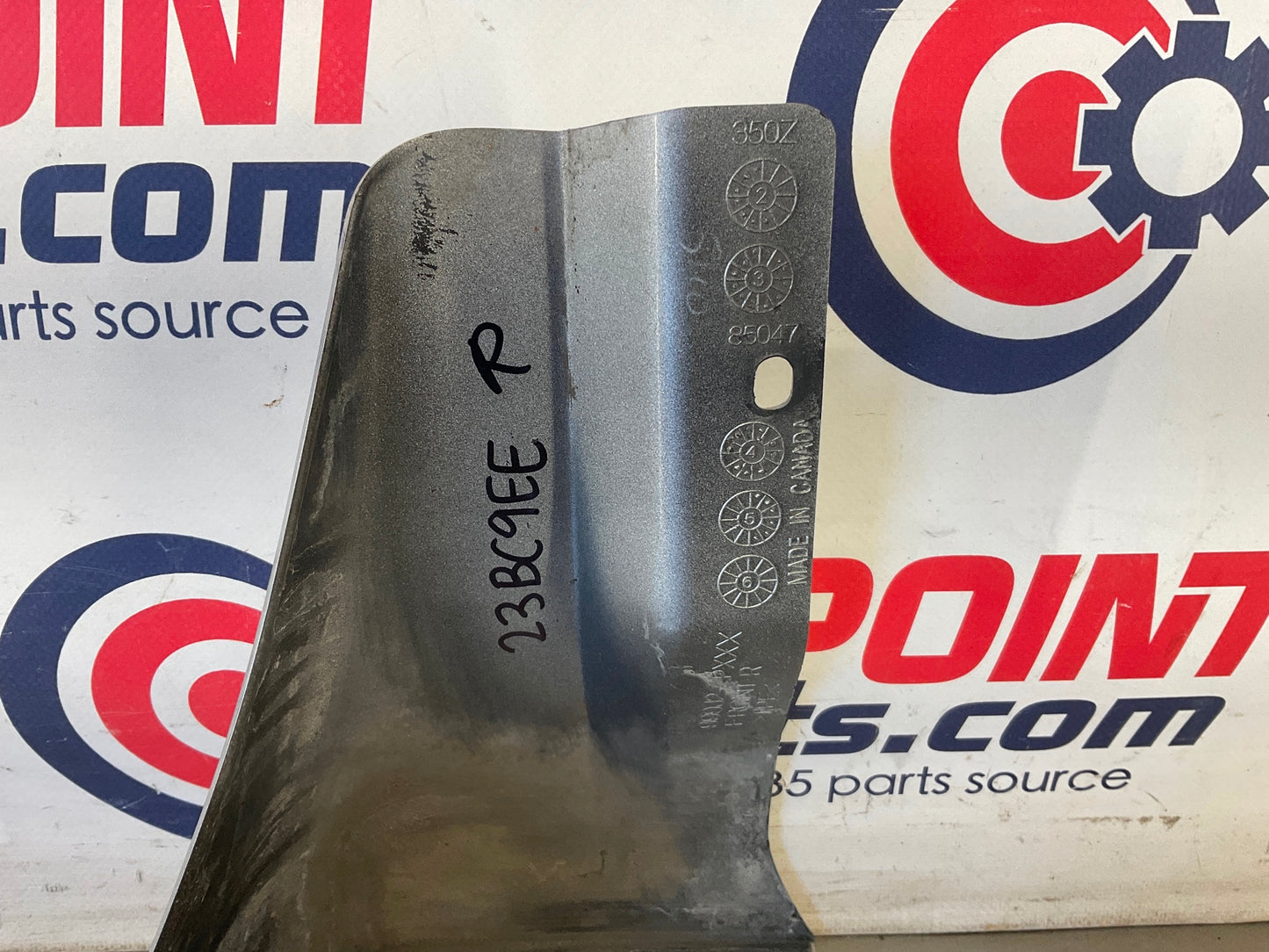 2006 Nissan 350Z Passenger Right Front Mud Flap Splash Guard OEM 23BC9EE - On Point Parts Inc