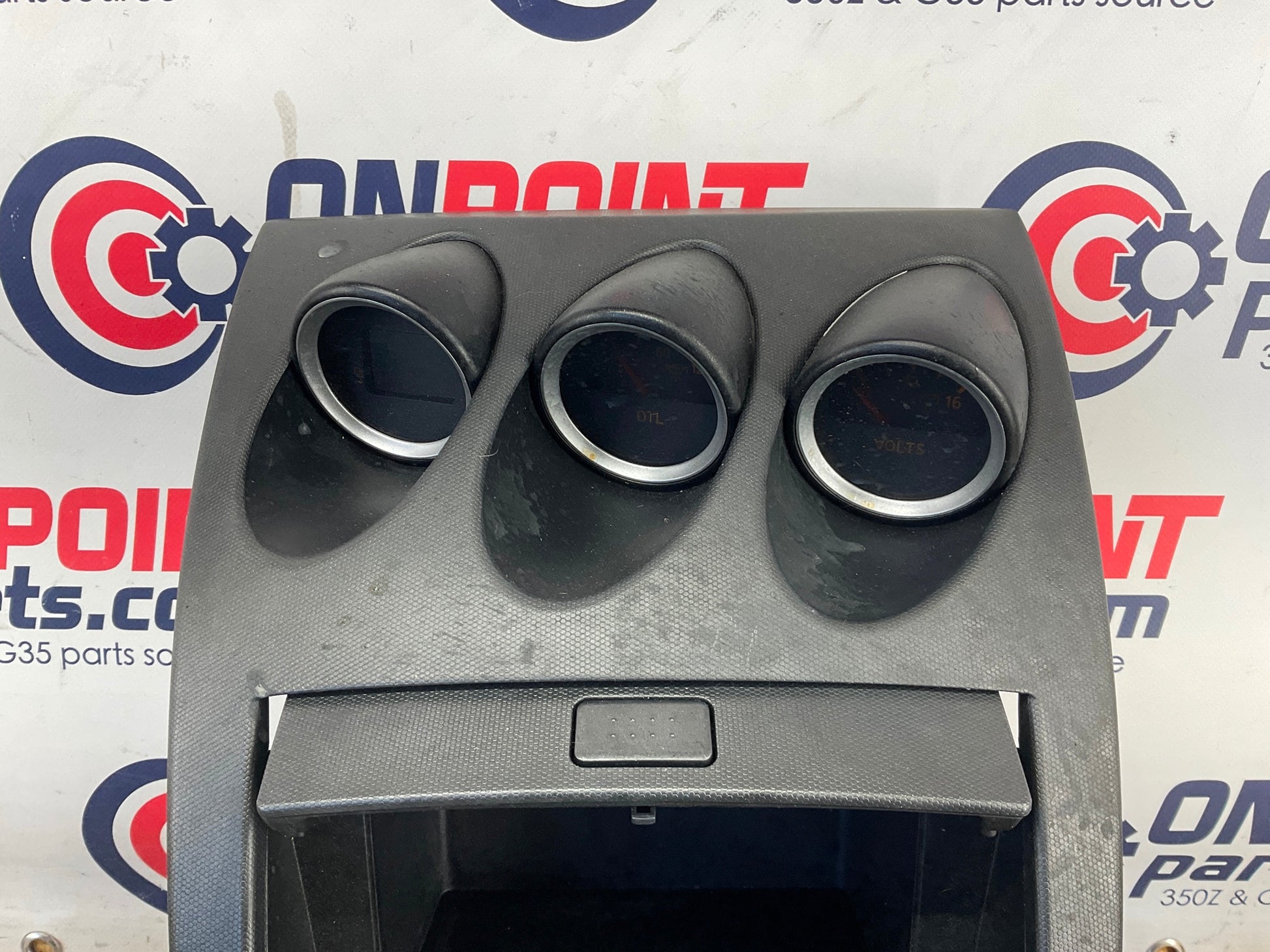 2003 Nissan 350Z Center Dash Bezel Trim Storage Cubby Gauge Cluster OEM 23BCPE7 - On Point Parts Inc