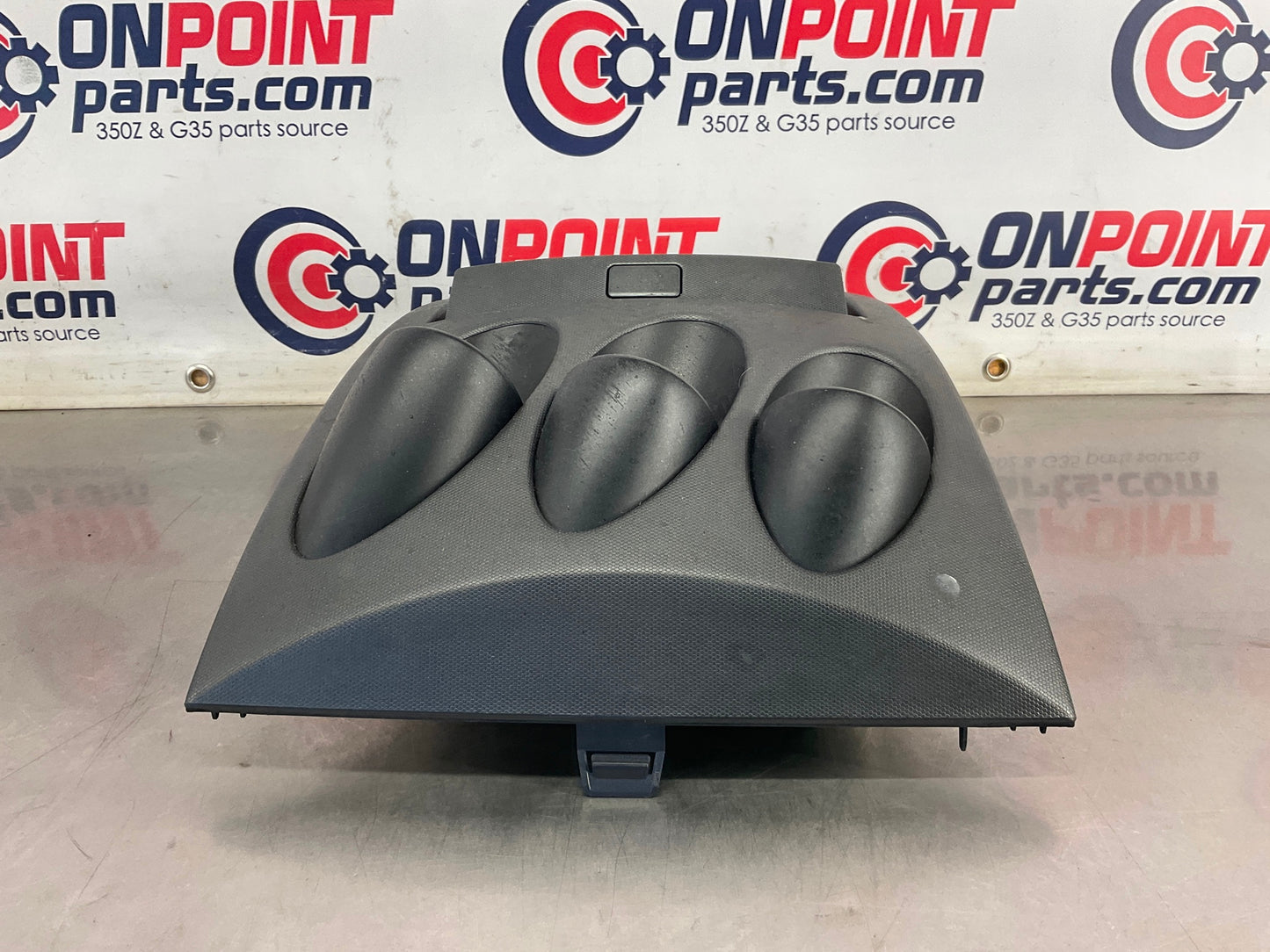 2003 Nissan 350Z Center Dash Bezel Trim Storage Cubby Gauge Cluster OEM 23BCPE7 - On Point Parts Inc
