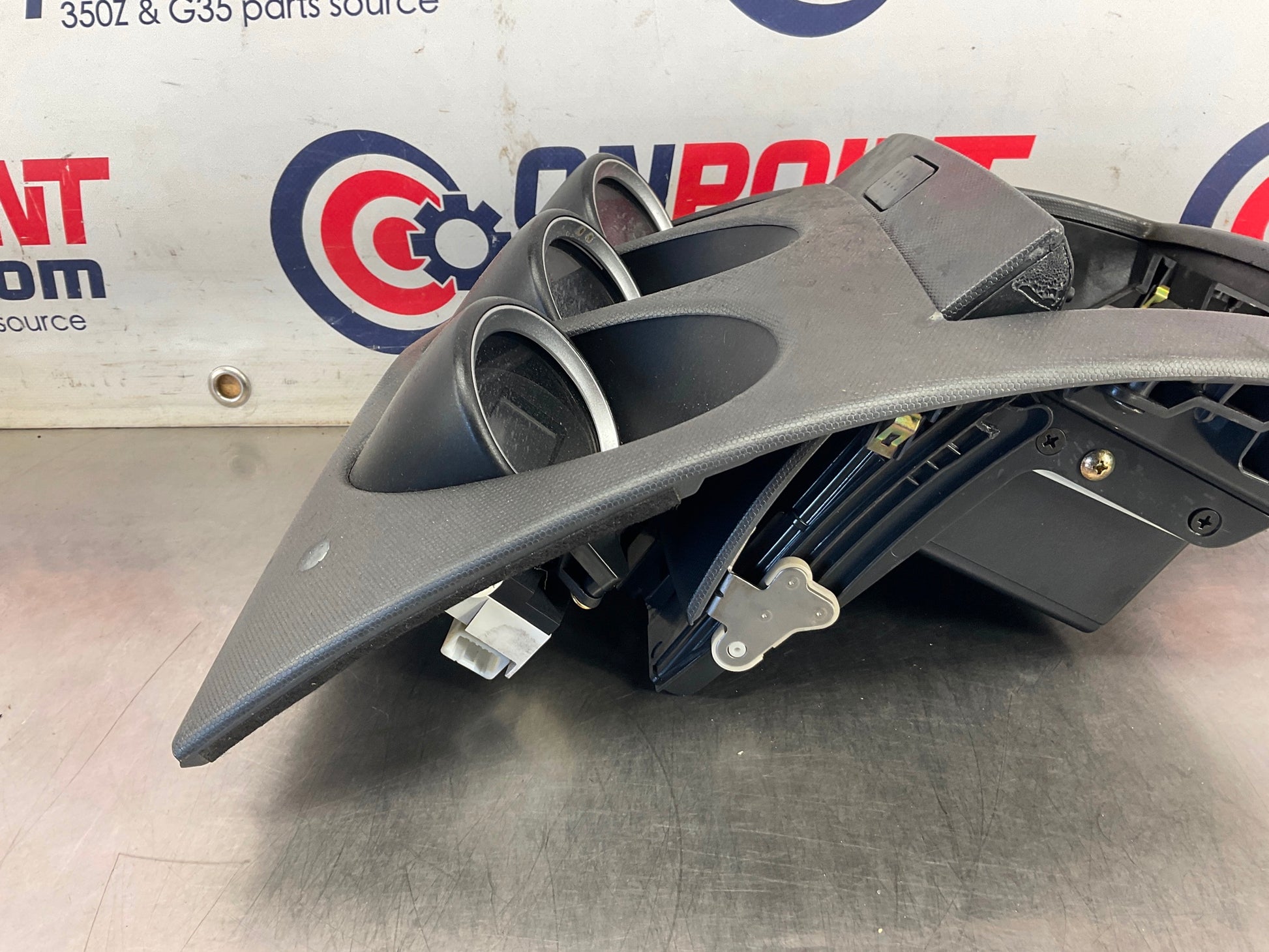 2003 Nissan 350Z Center Dash Bezel Trim Storage Cubby Gauge Cluster OEM 23BCPE7 - On Point Parts Inc