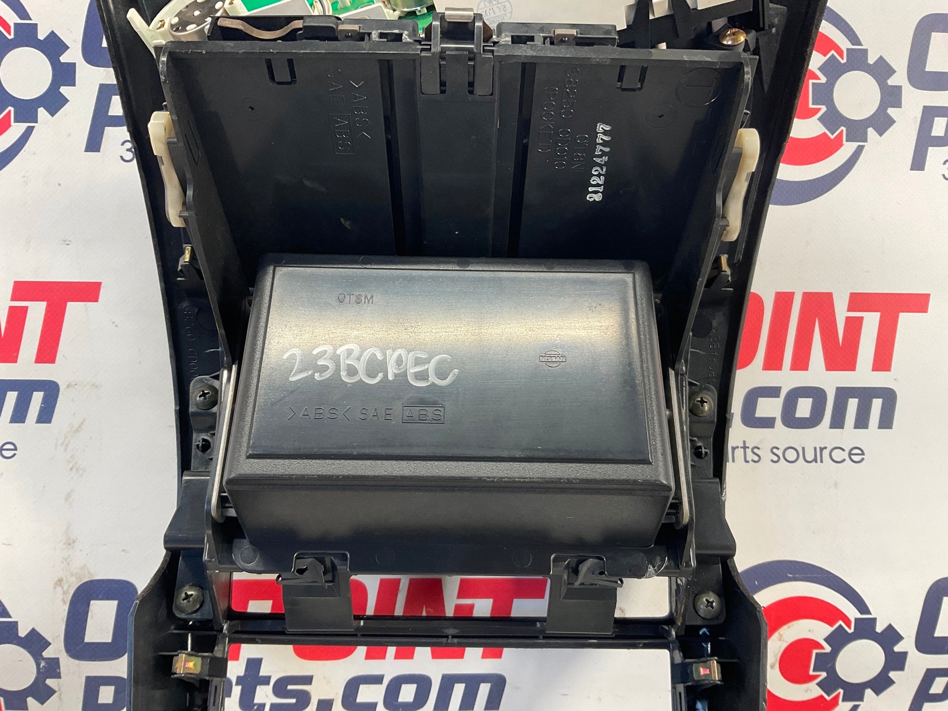 2003 Nissan 350Z Center Dash Bezel Trim Storage Cubby Gauge Cluster OEM 23BCPE7 - On Point Parts Inc