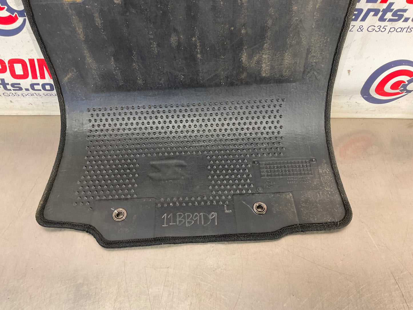 2016 Nissan 370Z Driver Left Floor Mat OEM 11BB9D9 - On Point Parts Inc