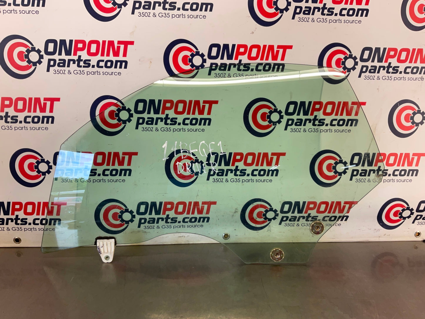 2004 Nissan 350Z Convertible Driver Left Door Window Glass OEM 14BEQE1 - On Point Parts Inc