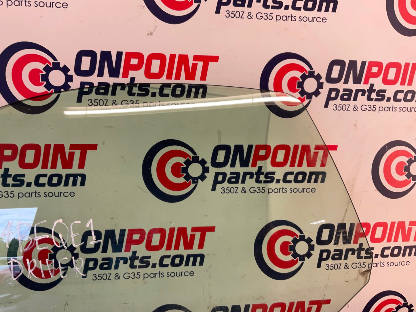 2004 Nissan 350Z Convertible Driver Left Door Window Glass OEM 14BEQE1 - On Point Parts Inc