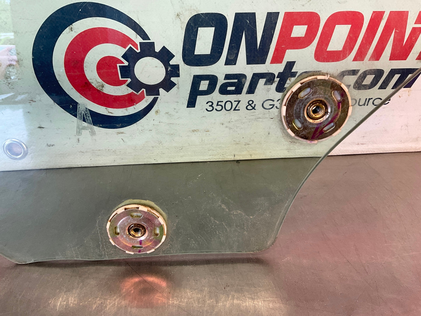 2004 Nissan 350Z Convertible Driver Left Door Window Glass OEM 14BEQE1 - On Point Parts Inc