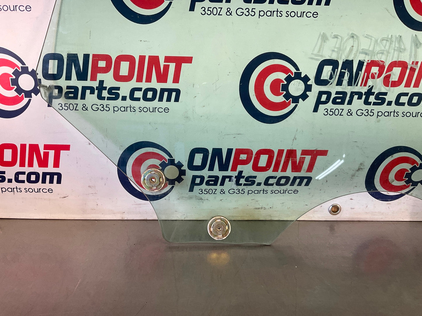 2004 Nissan 350Z Convertible Driver Left Door Window Glass OEM 14BEQE1 - On Point Parts Inc