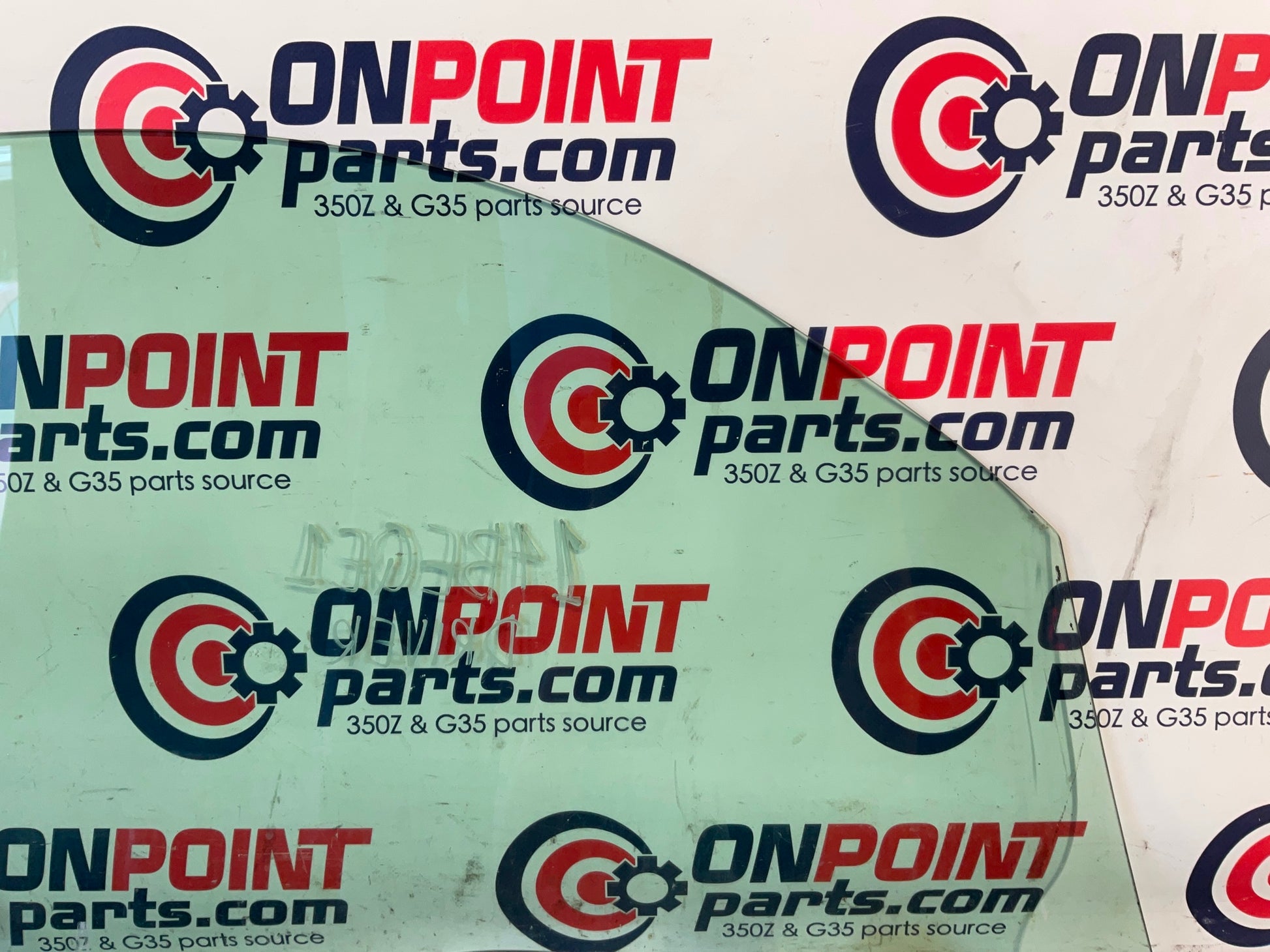 2004 Nissan 350Z Convertible Driver Left Door Window Glass OEM 14BEQE1 - On Point Parts Inc