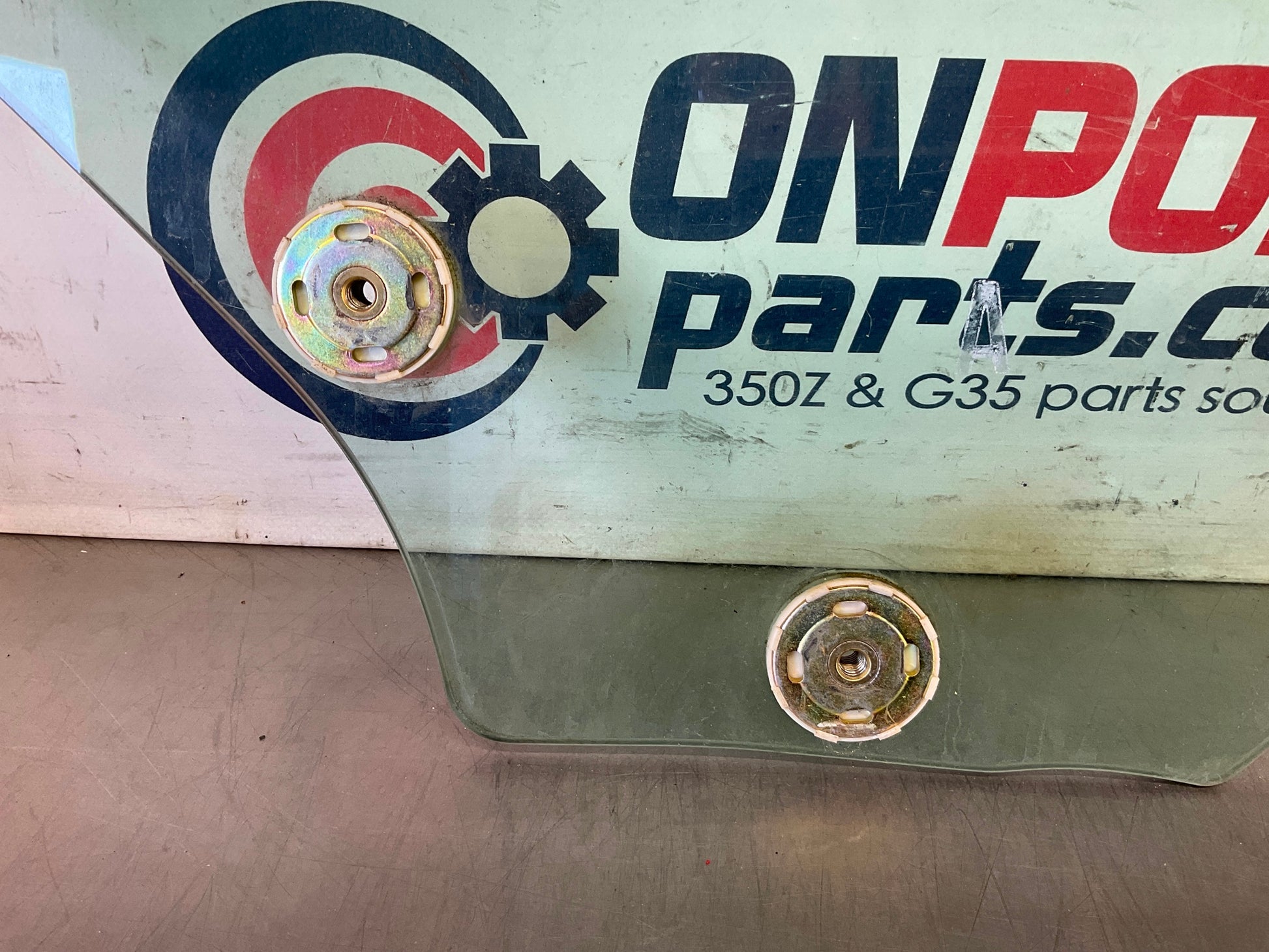 2004 Nissan 350Z Convertible Driver Left Door Window Glass OEM 14BEQE1 - On Point Parts Inc