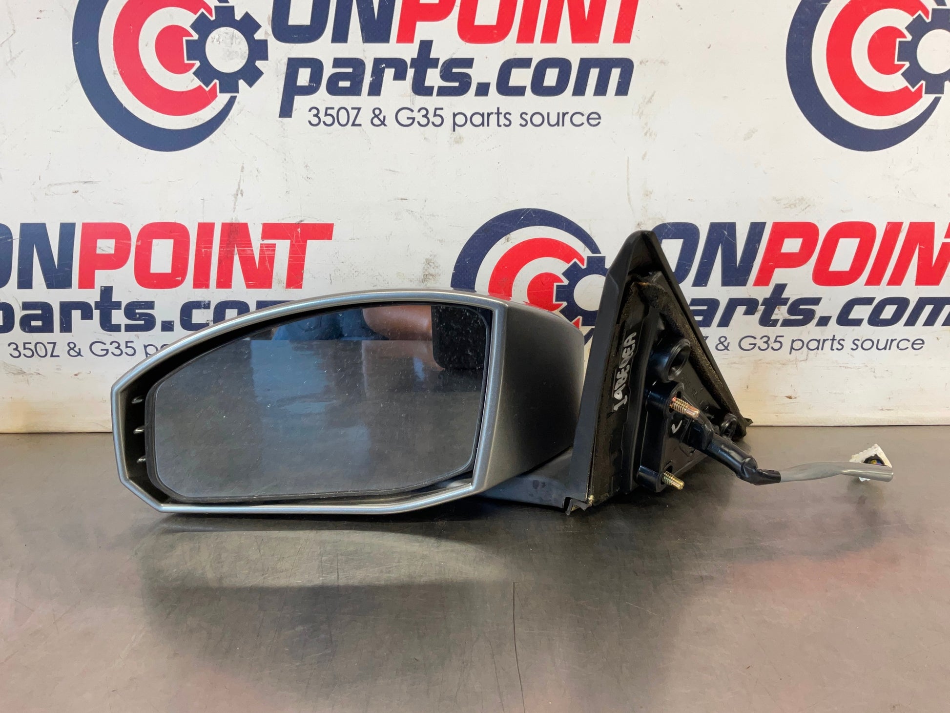 2004 Nissan 350Z Driver Left Power Side View Mirror OEM 14BEQEA - On Point Parts Inc