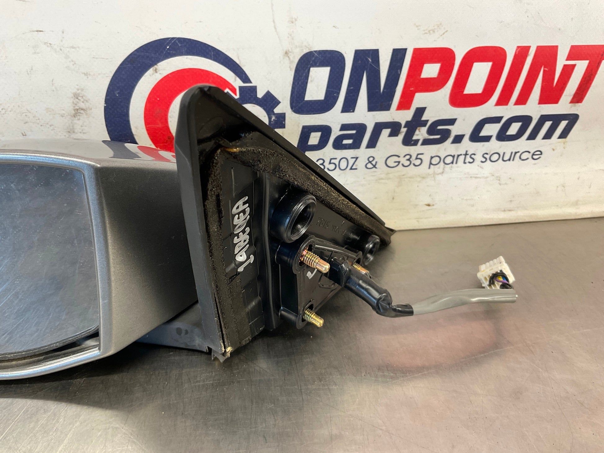 2004 Nissan 350Z Driver Left Power Side View Mirror OEM 14BEQEA - On Point Parts Inc