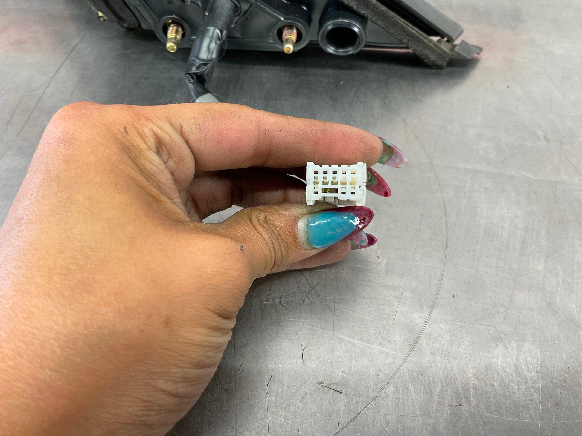 2004 Nissan 350Z Driver Left Power Side View Mirror OEM 14BEQEA - On Point Parts Inc