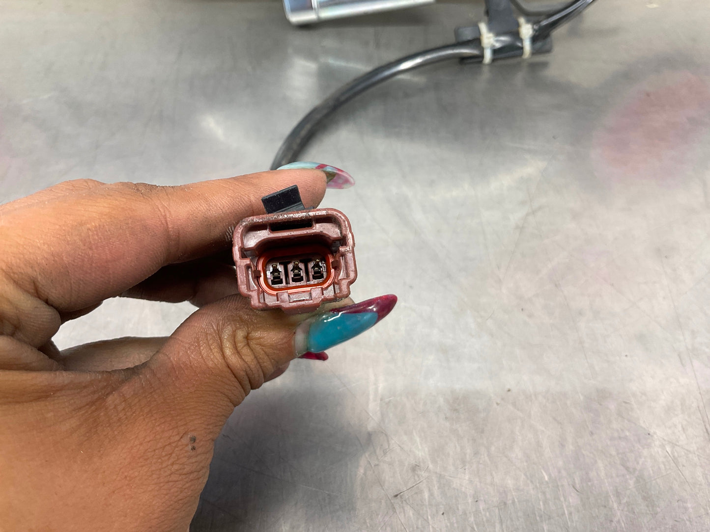 2004 Nissan 350Z Driver Left Exterior Door Handle OEM 14BEQEA - On Point Parts Inc