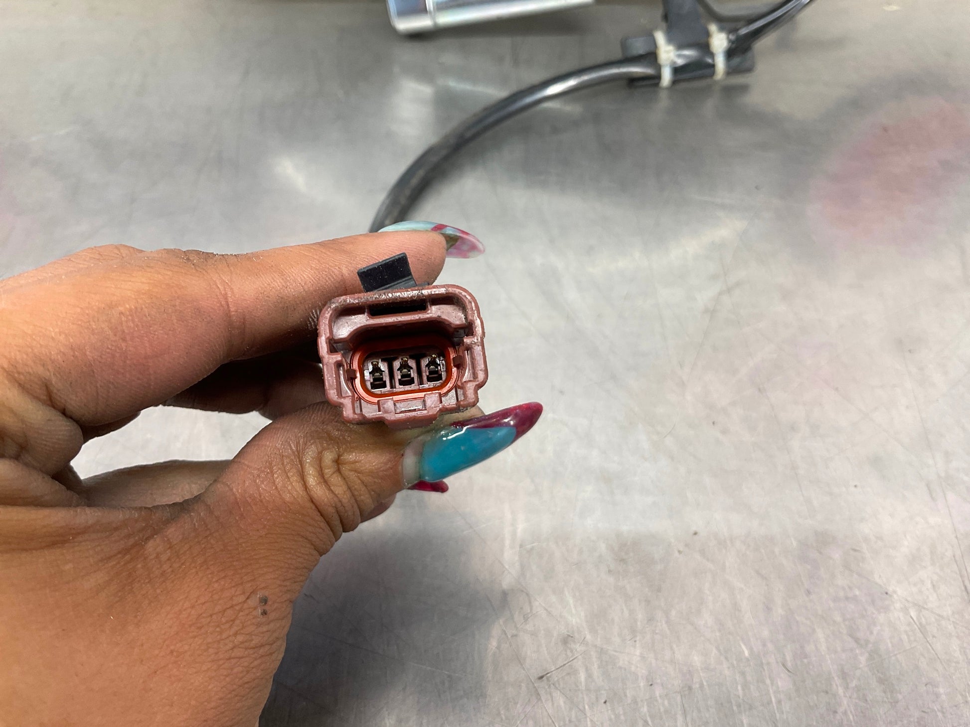 2004 Nissan 350Z Driver Left Exterior Door Handle OEM 14BEQEA - On Point Parts Inc