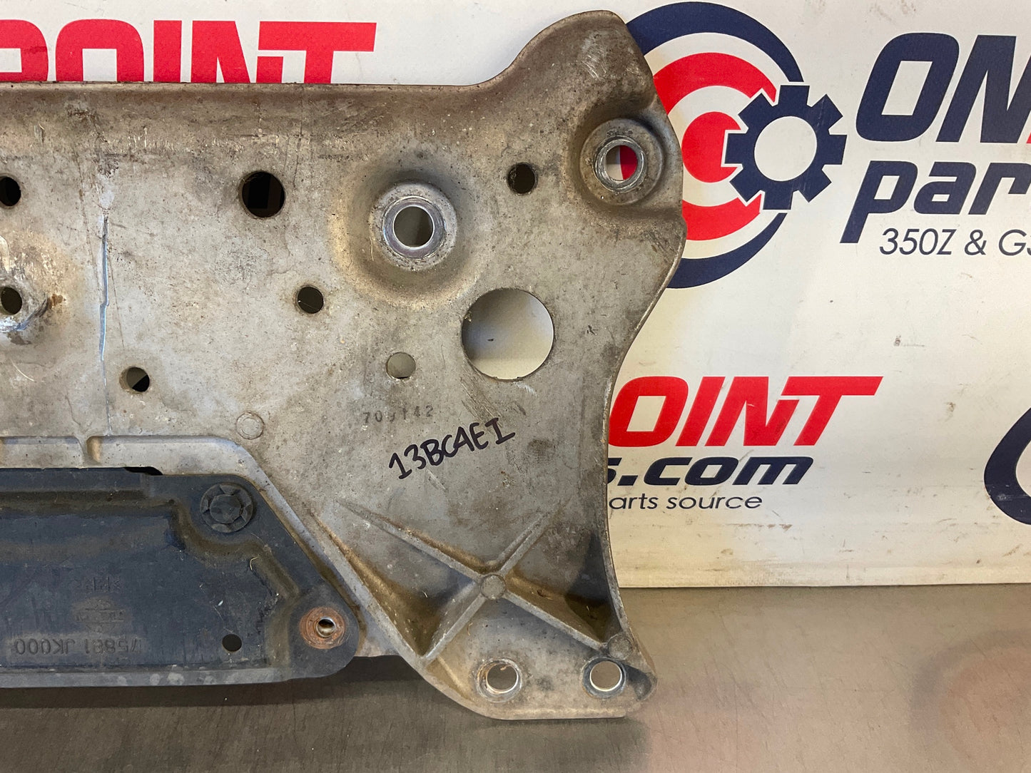 2008 Infiniti G35 Sedan Front Suspension Stay Brace Crossmember  OEM 13BC4EI - On Point Parts Inc