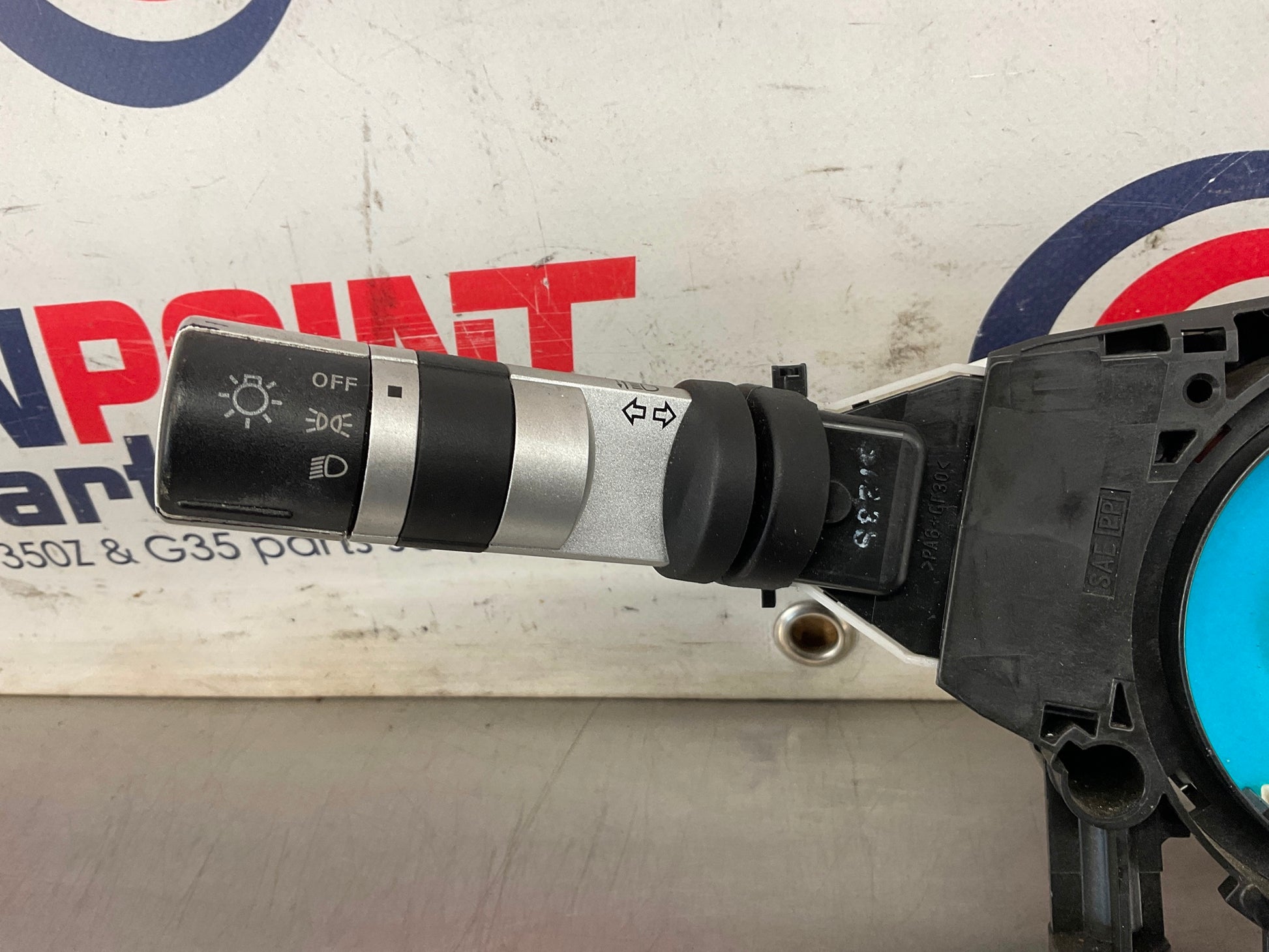 2004 Nissan 350Z Steering Wheel Turn Signal Headlight Wiper Switches OEM 14BEQEA - On Point Parts Inc