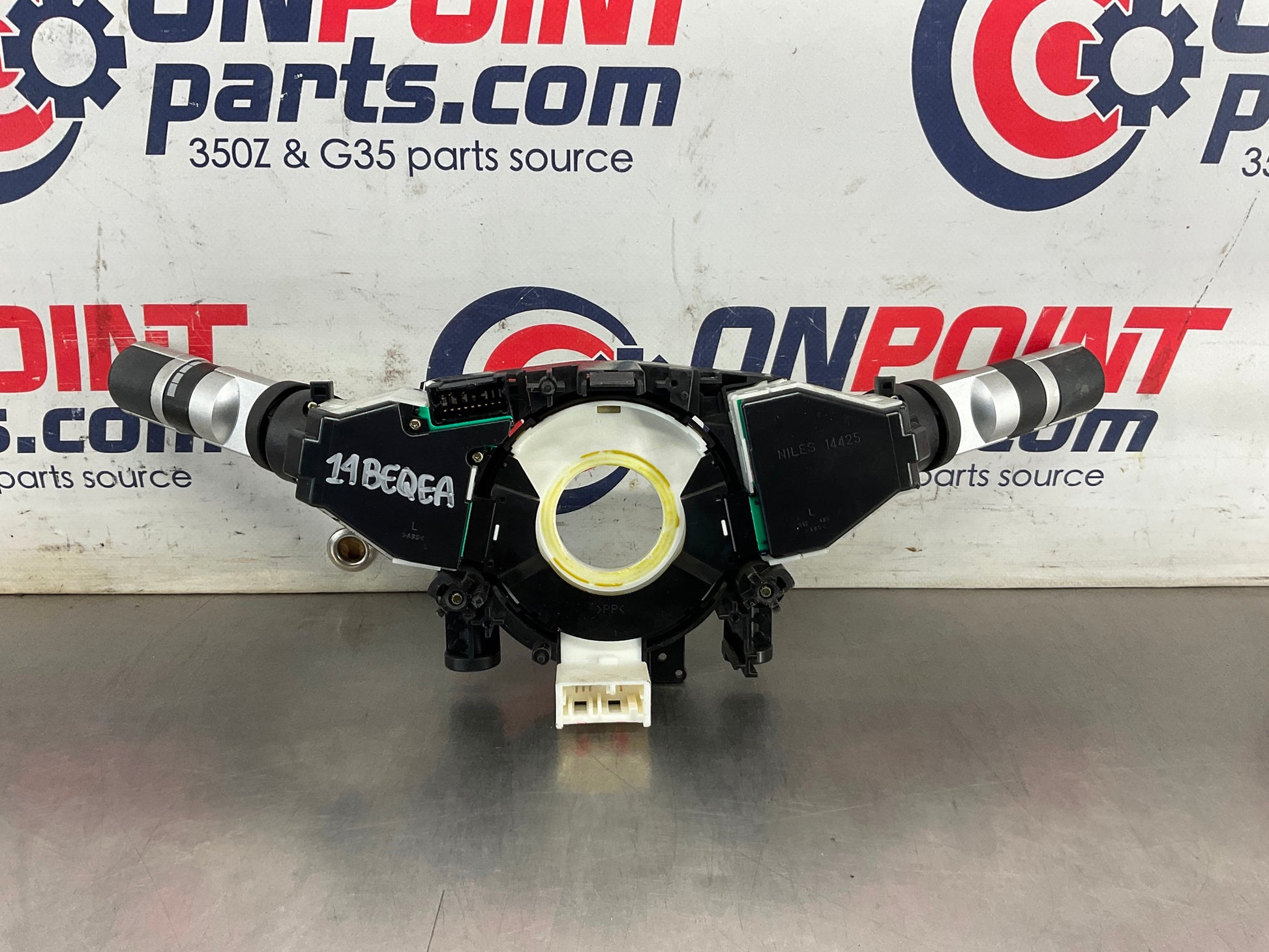 2004 Nissan 350Z Steering Wheel Turn Signal Headlight Wiper Switches OEM 14BEQEA - On Point Parts Inc