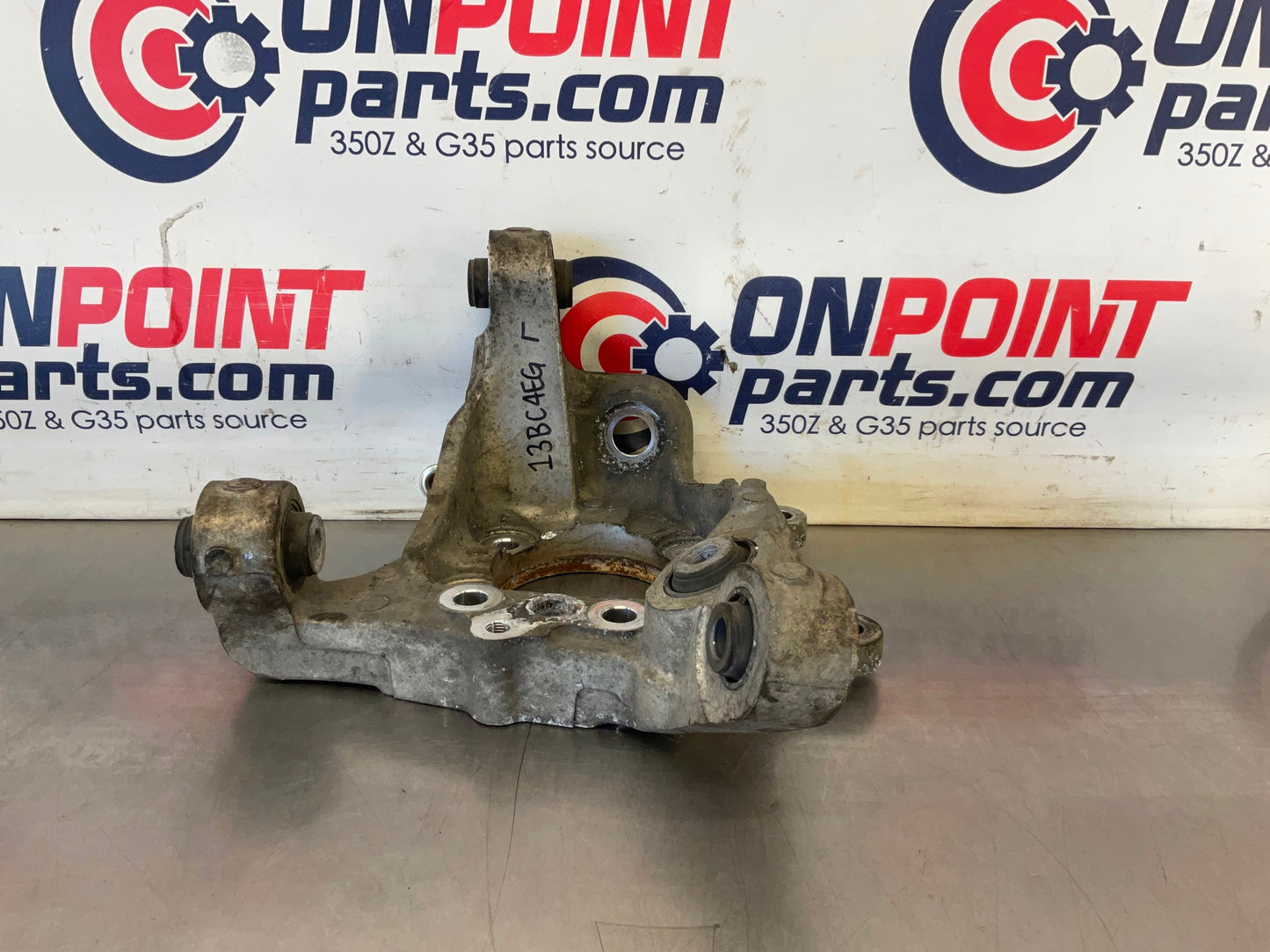 2008 Infiniti G35 Driver Left Rear Suspension Knuckle Axle Housing OEM 13BC4EG - On Point Parts Inc