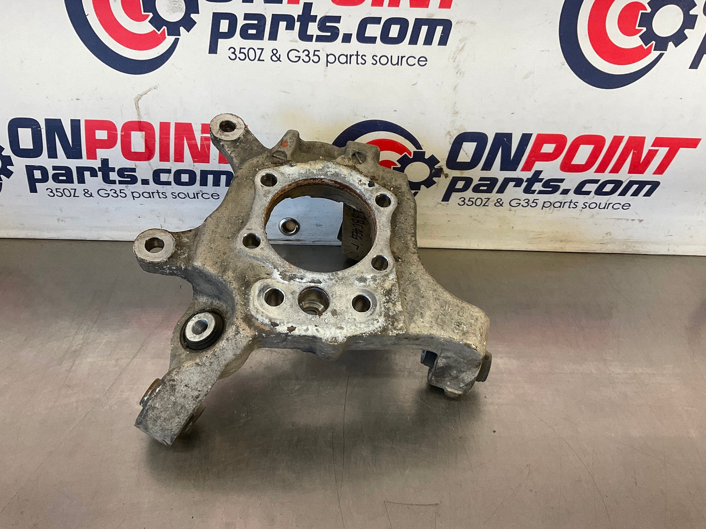 2008 Infiniti G35 Driver Left Rear Suspension Knuckle Axle Housing OEM 13BC4EG - On Point Parts Inc