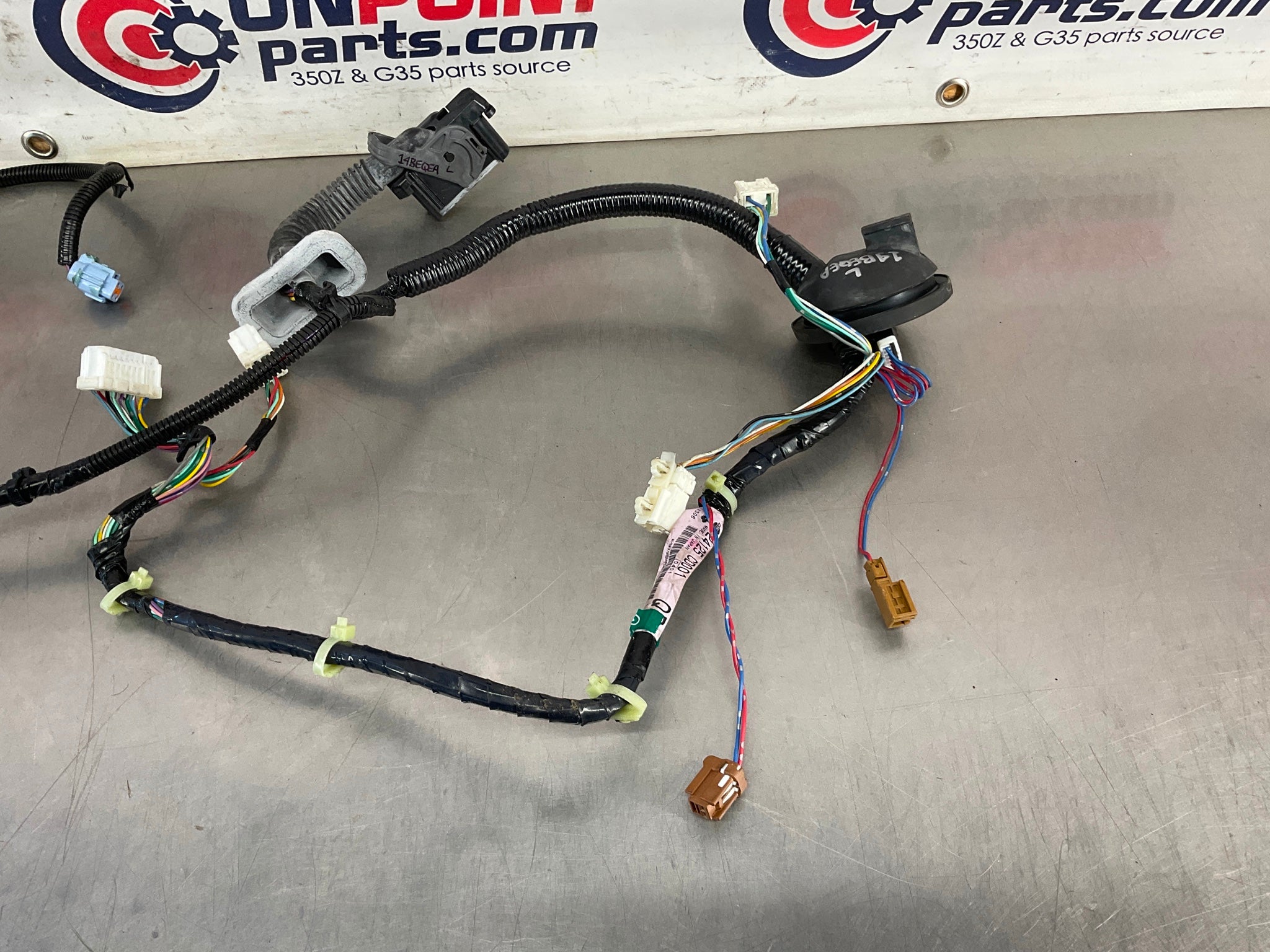 2004 Nissan 350Z Driver Left Door Wiring Harness 24125 OEM 14BEQEA