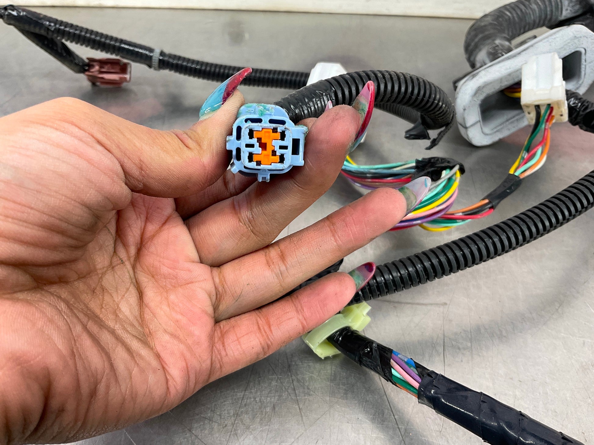 2004 Nissan 350Z Driver Left Door Wiring Harness 24125 OEM 14BEQEA - On Point Parts Inc