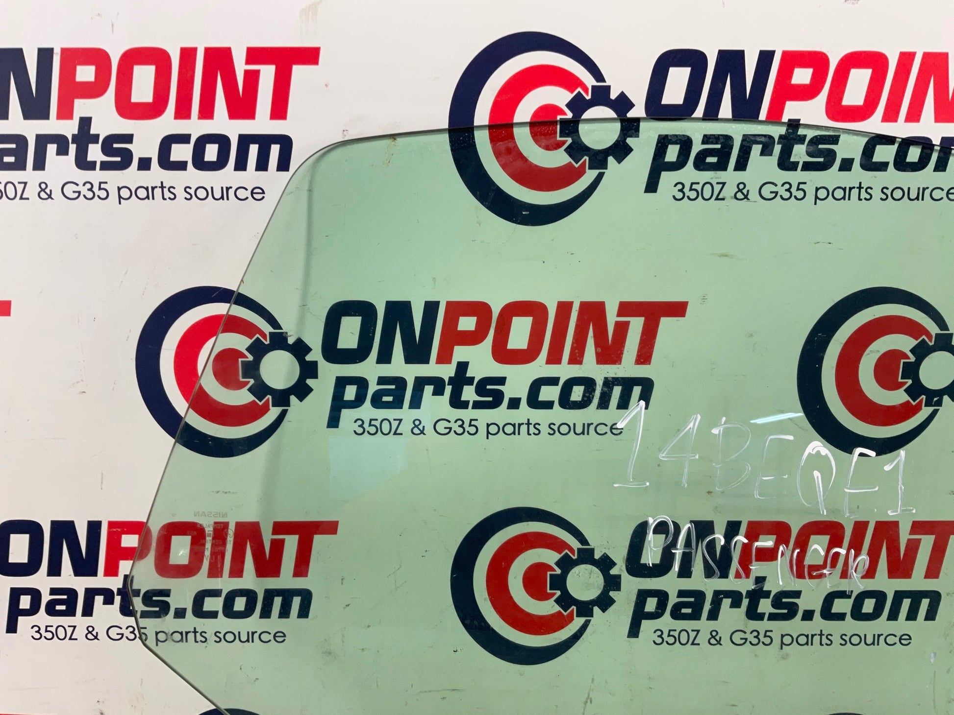 2004 Nissan 350Z Convertible Passenger Right Door Window Glass OEM 14BEQE1 - On Point Parts Inc