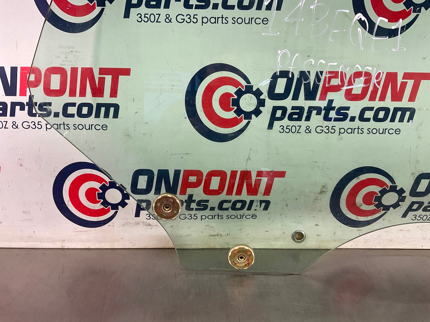 2004 Nissan 350Z Convertible Passenger Right Door Window Glass OEM 14BEQE1 - On Point Parts Inc